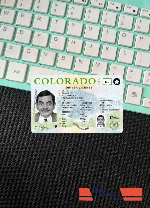 USA Colorado DL photolook FRONT PSD template